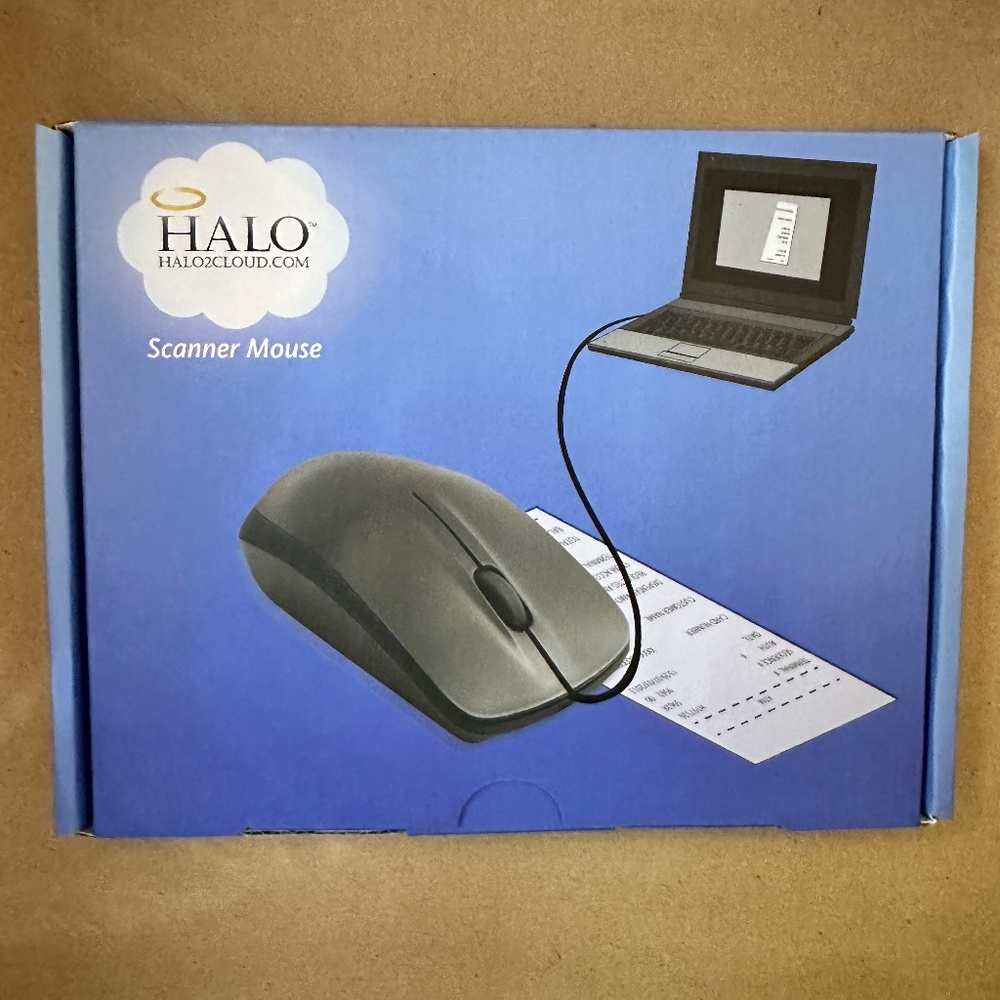 Halo Mouse Scanner with Mouse Pad